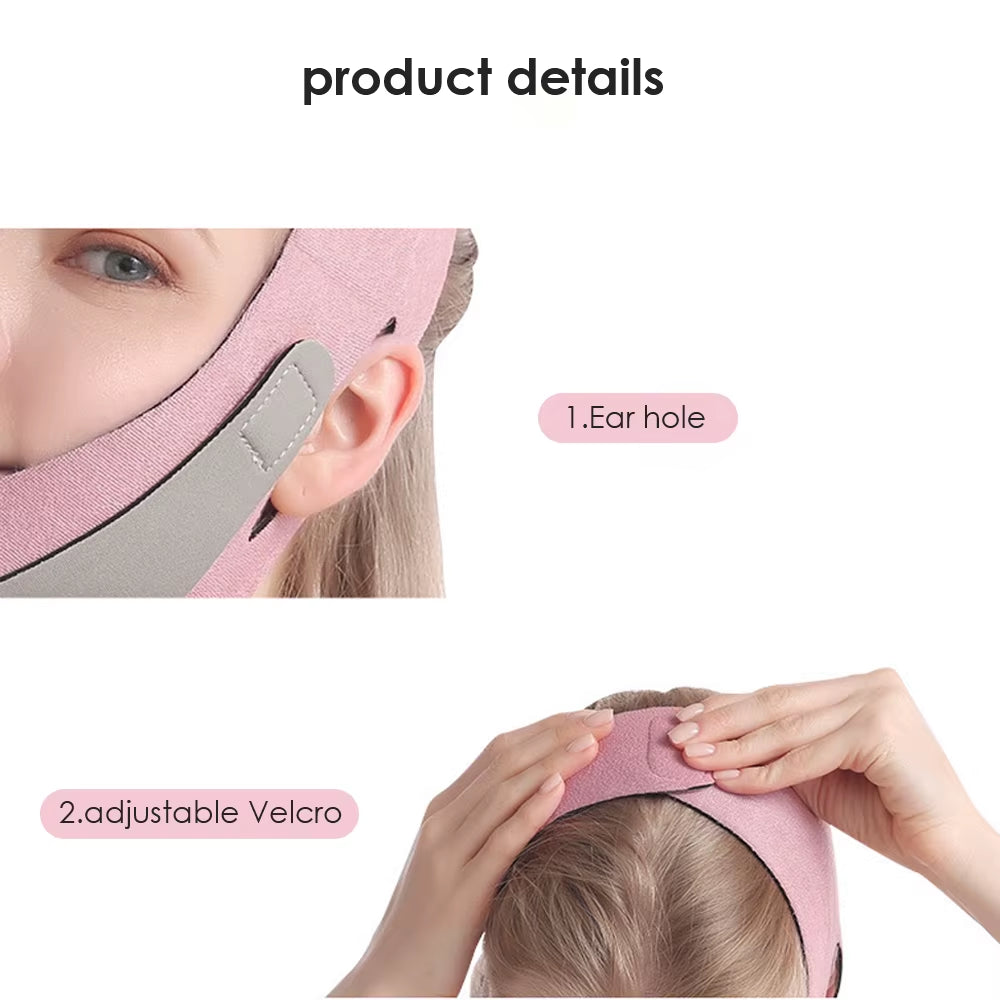 Elastic Face Slimming Bandage V Line Face Shaper Women Chin Cheek Lift up Belt Facial anti Wrinkle Strap Face Care Slim Tools